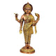 Brass Dhanvantari The Physician of Gods Height 15.5 Inches (Bronze Gold)