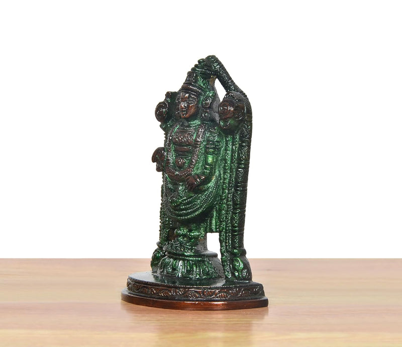 Brass Lord Tirupati Bala Ji Idol (Height :4 inch)