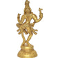 Brass Shiva and Parvati Ardhanrishvara Murti Religious Statue for Home Temple Decor (Height :12 inch)