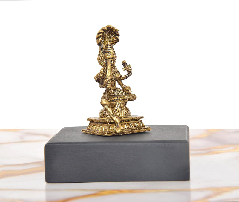 Panchaloha Mariamman Devi Goddess Durga Idol (Height:2 Inch)