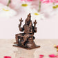 Copper God Lakshmi Narasimhar Pooja Mandir Home Decor (Height 4 Inch)