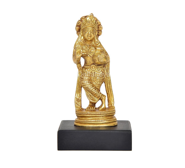 Brass Radha Murti (Height 4 Inch) Entryway Setting