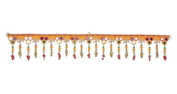 Handmade Hanging Bandanwar Toran Diwali Decoration Item for Home Door Wall Decor Length 39 inches