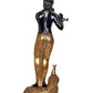 Brass Lord Krishna Idol Figurine Sculpture Playing Flute Statue Decorative Showpiece, (Height 29 Inch)