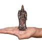 Copper Madurai Meenakshi Idols Statue for Home Temple Office Mandir, (Height: 4 Inch)