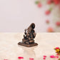 Copper Lord Ganesha Ganpati Idol Vinayak Religious Statue Copper Murti Multicolor (Height 2.5 Inch)