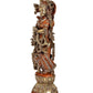 Brass Radha - Big Size - Radha Rani Murti Idol Statue Sculpture for Home Decor Office Pooja Mandir (Height 29 inch)