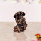 Copper Lakshmi Narasimha Statue for Home Temple Office Mandir, (Height: 2 Inch)