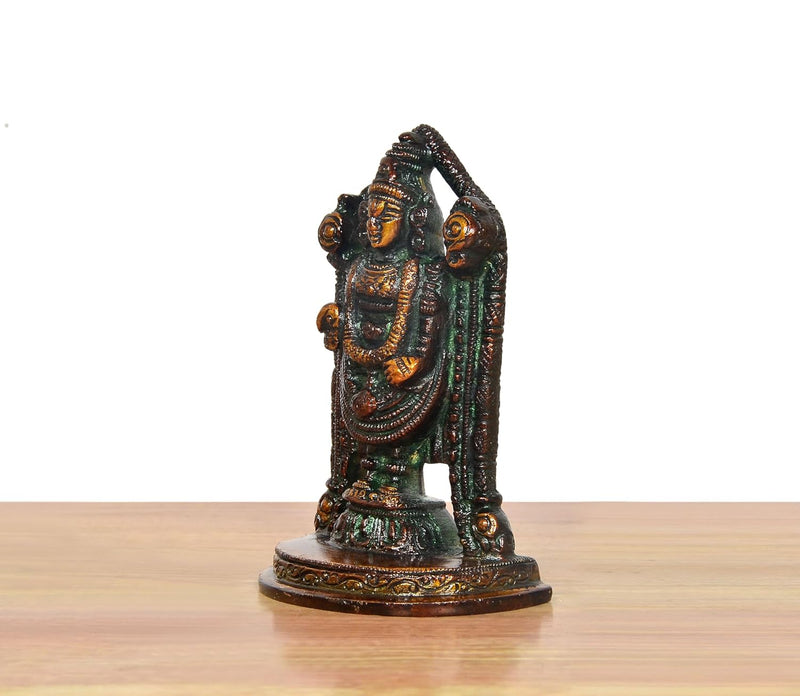 Brass Lord Tirupati Bala Ji Idol (Height :4 inch) (Color 3)