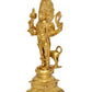 Brass Lord Shree Kal Bhairav Idol Pooja Shri Kaal Batuk Bhairava Puja Home Decor Bhirav Statue (Height 11.5 Inch)