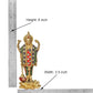 Brass Lord Vishnu Standing Idol (Height 8 Inch) (Multicolor 1)