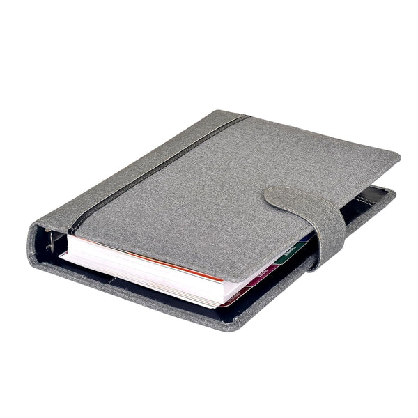 Office Executive Organizer Diary 2027 Organizer Daily Planner with Back Zip Pocket and Calculator, 25 cm Entryway Setting