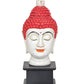 Resin Buddha Head Statue for Table Decor Living Room Home Decor and Office (Height: 12 Inch)