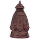 Eight Faced Shiva Mukhaligam Head Brass Statue - 9.5 cm, 5.0 cm, 5.0 cm