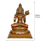 Brass Hanuman Ji Blessing Idol - Hindu Deity Statue for Home Temple (Height: 18 Inch)