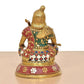 Brass Lord Ram Lala Sitting Statue (Height : 7 inch)
