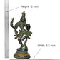 Brass Shiva and Parvati Ardhanrishvara Murti Religious Statue for Home Temple Decor Office Mandir(Height :12 inch)