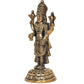 Brass Lord Tirupati Bala Ji Idol Statue for Home Temple Office Figurine Showpiece (Height 7.5 Inch)