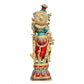 Brass Radha - Big Size - Brass Radha Murti Idol Statue Sculpture (29") (Big Radha) (Red)