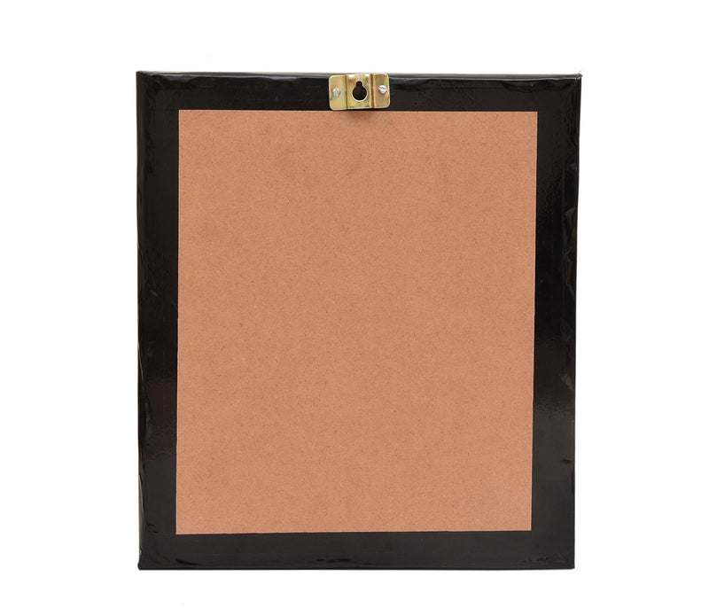 Brass Maa Durga Face Mask Idol with Frame Wall Hanging (Height: 12.5 Inch) (Golden)