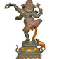 Brass Lord Dancing Ganesha Murti - Ganesh Religious Statue for Home Temple (Height 19 Inch)