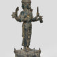 Brass Vishnu Trimurti Four Armed Standing Vishnu Statue, for Home Decor (Height 13 Inch)