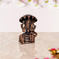 Copper Lakshmi Narasimha Statue for Home Temple Office Mandir, (Height: 2 Inch)