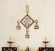 Brass Wall Hanging Balaji Idol (Height: 8 Inch) (Multicolor 3)