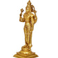 Brass Vishnu Four Armed Standing Vishnu Statue,for Home Decor Pooja Mandir (Height 20.5 Inch)