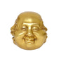 Brass Laughing Buddha Head with Different Facial Happy Man for Home Decor (Height 4 Inch)