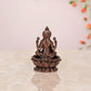 Copper Lakshmi Laxmi Statue Idol Murti for Home Temple Office Mandir, (Height: 2 Inch)