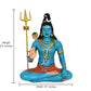 Brass Lord Shiva Shiv Murti Sculpture, Height : 20 Inch (Home Decor)