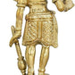 Brass Veerbhadra-A Fierce Avatar of Lord Shiva, Height: 8.4 Inch