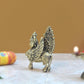 Bronze Kamadhenu Cow with Wings | Pooja Home Decor Mandir | (Height 3 Inch)