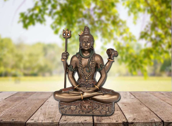Polyresin God Shiva Murti (Height 3 inches) Entryway Setting
