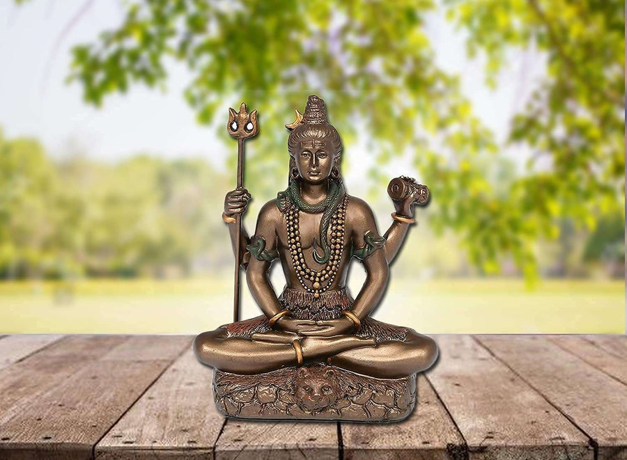 Polyresin God Shiva Murti (Height 3 inches) Craft Detail