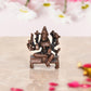 Copper Goddess Varahi Idol Figurine Eight Armed Sculpture Showpiece Home Temple Office Golden Height 4.5 cm