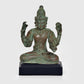 Brass Lord Vishnu Statue - Hindu God Vishnu Bhagawan - Spiritual Home Decor and Divine Gift (Height 7 Inch)