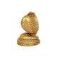 Brass Shiv Shiva Snake Nag Devta Shiva Lingam for Pooja Puja Home Temple Mandir Decor Showpiece (Height 2.5 Inch)