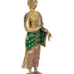 Brass Standing Buddha Statue Handcrafted Spiritual Decor for Home Decor and Office Idol (Height 21.5 Inch)