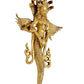 Brass Naga Kanya Statue Brass Idol Statues for Home Decor and Ofice (Height: 14 inches)