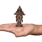 Copper Garun Bhagwan Standing Garuda Idol Statue for Home Decor (Height 3.5 Inch)