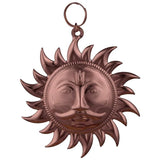 Copper Surya Narayan yantra wall hanging, 22cm