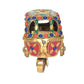 Brass Auto Rickshaw Tuk-Tuk Indian Vehicle Showpiece for Home and Office Decor Decorative Sculpture Figure (Height: 3 Inch)