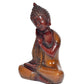 Brass Dhyan Mudra Buddha Statue Handcrafted Spiritual Decor for Home Decor and Office Decor Meditating Buddha Idol (Height 6 Inch)