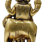 Dattatreya Idol | Tridev Idols | Dattatreya Idol Brass | Dattatreya | Statue | God Datta Idol | Trimurti | Bhagwan | Lord Datta | Statues (Height:2.75")