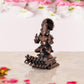 Copper Lord Surya Dev Rath Idol with Seven Horse for Pooja Mandir Gift Decoration Showpiece (Height 4 Inch)