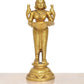 Brass Deep Lakshmi with Oil Lamp Deepam for Decorative Puja Home Temple lamp Diwali Gifts Home (Height: 8 inch)