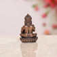 Copper Kuber Idol Statue Showpiece for Home Office Copper Color (Height 2 Inch)