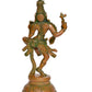 Brass Shiva and Parvati Ardhanarishvara Murti Religious Statue for Home Temple Decor (Height : 12 inch)